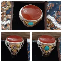 عقیق یمنی دست ساز شناسنامه دار