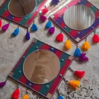 آیینه سنتی وتز‌‌ئینی|صنایع دستی و سایر لوازم تزئینی|کوهدشت, |دیوار