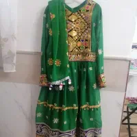 لباس افغانی دخترانه سالم تمیز|لباس|قم, اسمعیل آباد|دیوار