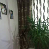 پرده حریر و دو عدد دستک|پرده، رانر، رومیزی|مشهد, شهرآرا|دیوار