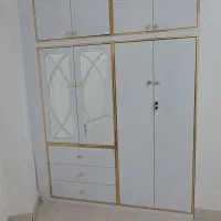 ساخت انواع کابینت وکمد دیواری دراور وغیره|کتابخانه، شلف، قفسههای دیواری|مبارکه, |دیوار