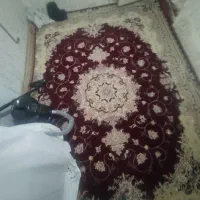 یک جوف قالی نو رنگ زرشکی لتفا خریدار تماس بگیره