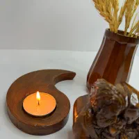 گلدان طرح چوب