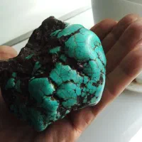 سنگ فیروزه راف ۵۰۰ گرمی|جواهرات|رامسر, |دیوار