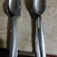دو دست قاشق وچنگال جنس خوب