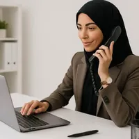 منشی خانم تلفنی