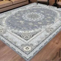یک جفت رو فرشی  ۹ متری  کش دار طرح زیبا