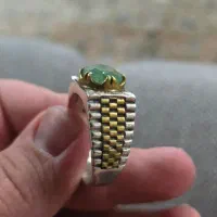 یک جفت انگشتر زمرد شناسنامه دار زامبیا