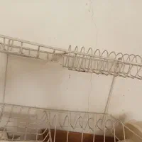 جاظرفی فلزی سفید سالم