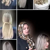 مدل رنگ مو (مدل توسط مربی)