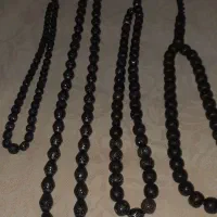 تسبیح زندان بافت نقره و مسکوب شده