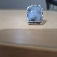 فروش انگشترنقره با سنگ شجر زیبا