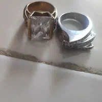 سری کامل نقره ترک و انگشتر تکی|جواهرات|شیراز, صاحب الزمان|دیوار