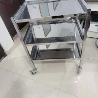 ترولی سه طبقه استیل