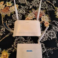 دو عددمودم ADSL وایفای دیلینک و بیلیون