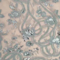 پارچه ملیله ومنجق دوزی