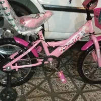 دوچرخه سایز۱۶صورتی دخترانه برای ۴تا۹سال|دوچرخه، اسکیت، اسکوتر|گنبد کاووس, |دیوار