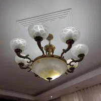 دو عدد لوستر برنز|لوستر و چراغ آویز|تهران, دارآباد|دیوار