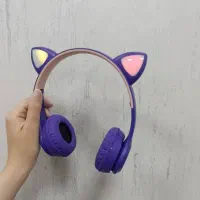 هدفون گربه ای رقص نور دار بلوتوثی|لوازم جانبی موبایل و تبلت|سبزوار, قاضی زاد|دیوار