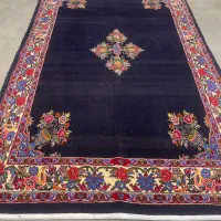 فرش دستباف (بساک) ۱۶۵ در ۲۴۵ بیجار ریز باف|فرش|مشکیندشت, |دیوار