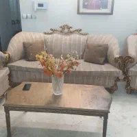 دو دست مبل استیل و میزناهارخوری و میزتلوزیون|مبلمان خانگی و میز عسلی|تهران, دریان‌نو|دیوار