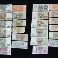 مجموعه اسکناس خارجی و کلکسیونی کشورهای مختلف|کلکسیون سکه، تمبر، اسکناس|قم, آزادگان|دیوار