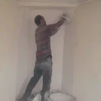 کچکار لکه گیری رفع نم زدگی تخریب اپن گچ کاری