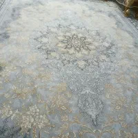 دو عدد فرش ۹ متری جدید نقره ای|فرش|ایلام, |دیوار