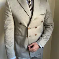 کت و شلوار کرم دبل|لباس|تبریز, |دیوار