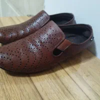 کفش چرم زنانه تابستانی