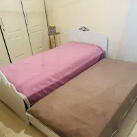 دو عدد تخت یکنفره دخترانه