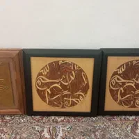 ۳عدد تابلو چوبی زیبا شیک