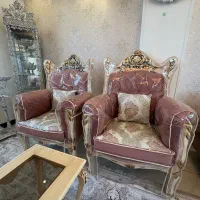 مبل سلطنتی با میز ناهار خوری در حد نو|مبلمان خانگی و میز عسلی|اصفهان, مرداویج|دیوار