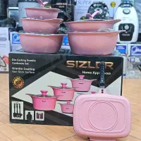 super luxe قابلمه 19 پارچه چدن سنگین