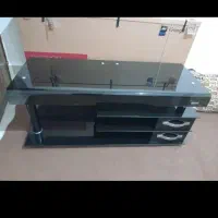 میز تلویزیون شیشه ای
