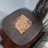 میز عسلی تازه در حد نو سه عدد میز کوچک
