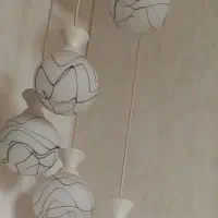 لوستر پنج شعله رنگ مشکی