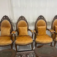 مبل سلطنتی 9 نفره در حد خیلی نو|مبلمان خانگی و میز عسلی|مراغه, |دیوار