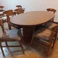 غذاخوری 6نفره چوب راش