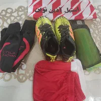 پیراهن و شورت ورزشی و کتانی استوک چمن و ساق بند|کفش و لباس بچه|تهران, فلاح|دیوار