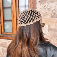 کلاه بافتنی ترند تابستونی