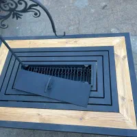 میز اتشدان پایه پروفیلی چوب ترمو|بخاری، هیتر، شومینه|تهران, تهرانپارس شرقی|دیوار