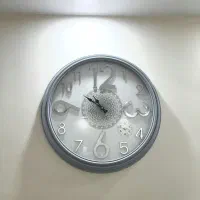 ساعت دیواری Hanner رنگ طوسی