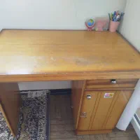 میزتحریرکاملاسالم چوب گردو فقط یک ملیون|میز تحریر و کامپیوتر|فولادشهر, مسکن مهر فولادشهر|دیوار