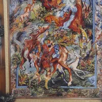 تابلو فرش دستباف|تابلو فرش|همدان, |دیوار