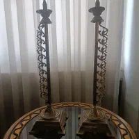 گلدان برنجی|کلکسیون اشیاء عتیقه|مشهد, شهید فرامرز عباسی|دیوار