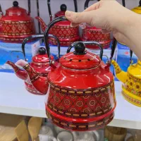 کتری مراکشی طرح سنتی لعابی خوشگل در سه حجم|قوری، کتری، قهوهساز دستی|شیراز, معالیآباد|دیوار