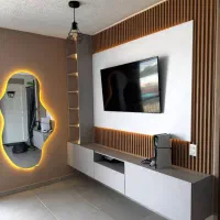 اجرا تی وی وال.نصب کاغذ دیواری.ترمو.قرنیز.ماربل