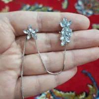 دوجفت گوشواره نو میخی سیلورسنبل نقره ای