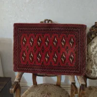 یک جفت پشتی ترکمن دستباف
